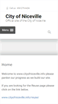 Mobile Screenshot of cityofniceville.info